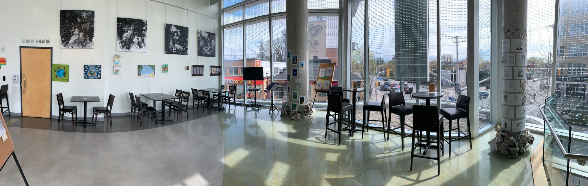 photo of a light filled gallery