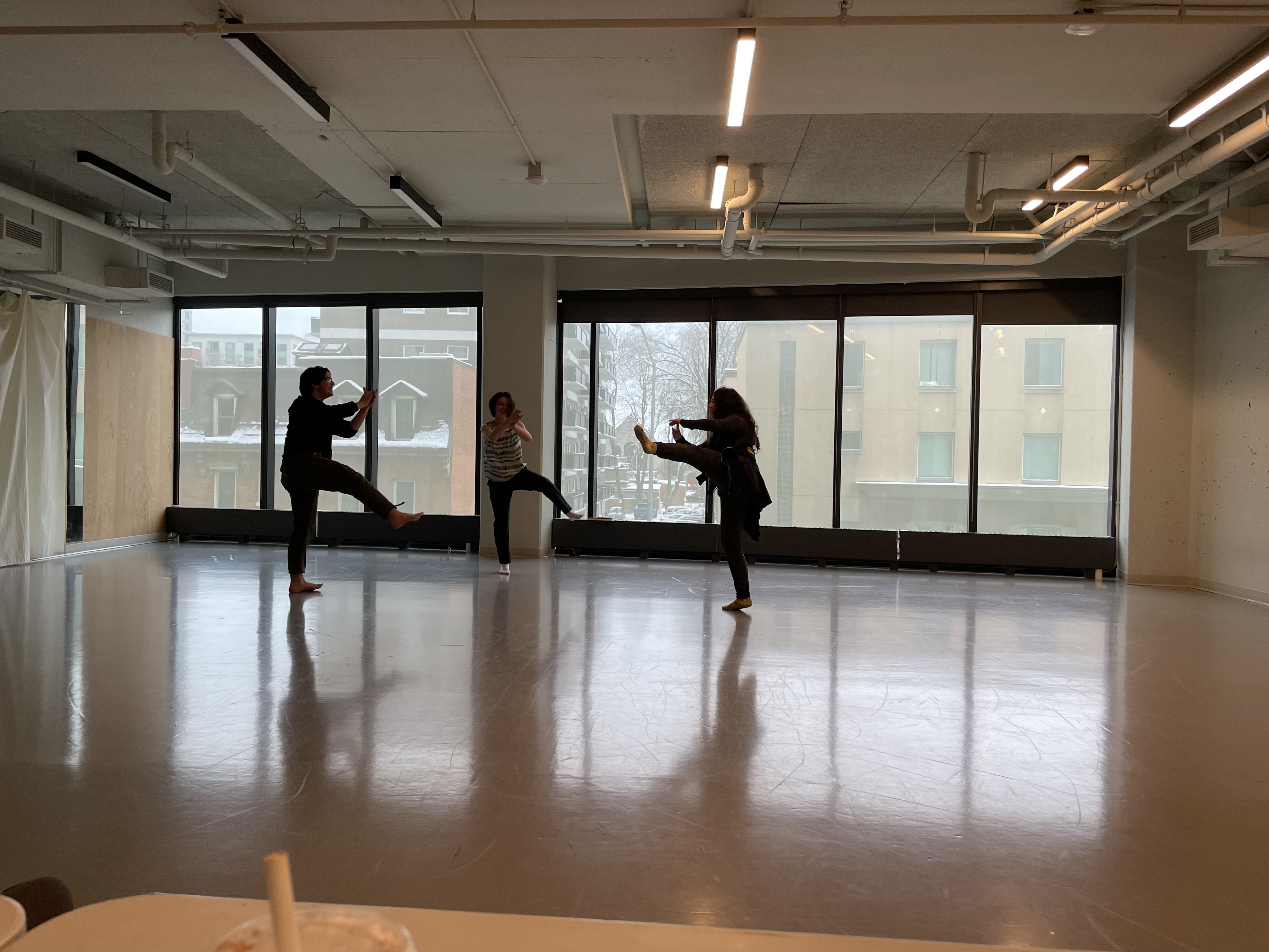 Youth dance in a studio